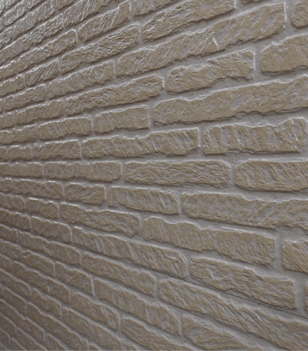 レンガ調・タイル調のサイディング壁にオススメのクリア塗装